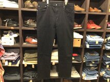 LEVI’S PREMIUM #502 STRECH BLACK DENIM PANTS SIZE 38 リーバイス プレミアム ストレッチ デニム パンツ_画像1