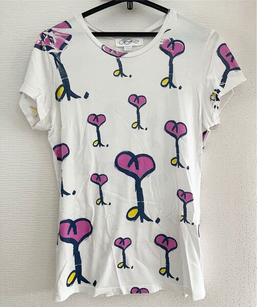 ユナイテッドアローズ Tシャツ ハート プリントTシャツ L