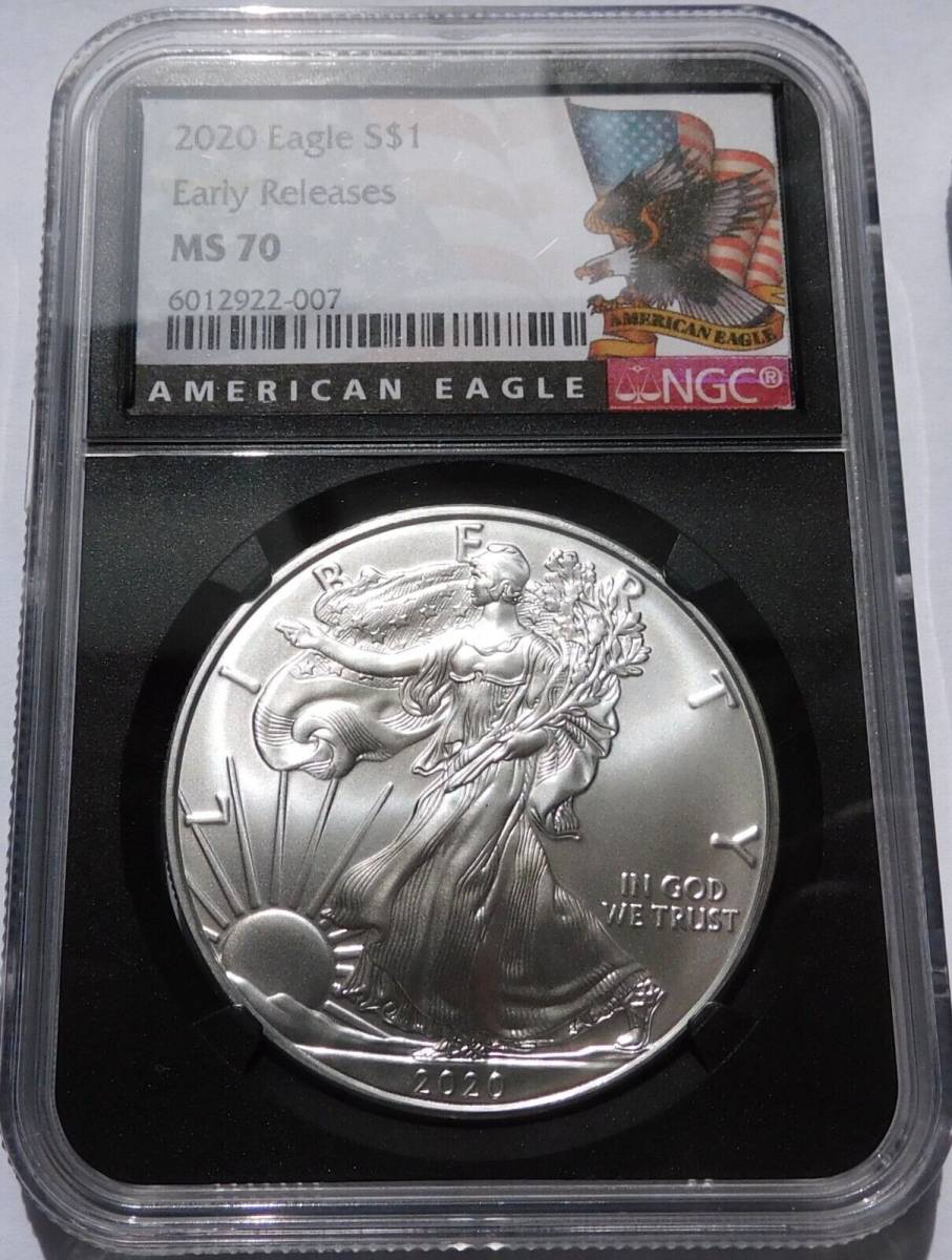 良品質 シルバーイーグル・ホログラムコイン (シルバープルーフ) アメリカ 2000年 旧貨幣/金貨/銀貨/記念硬貨