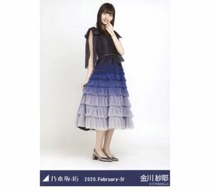 【304】乃木坂46 公式グッズ 生写真 1枚　金川紗耶　ヒキ　スペシャル衣装23 乃木坂46 2020.February-IV 会場限定