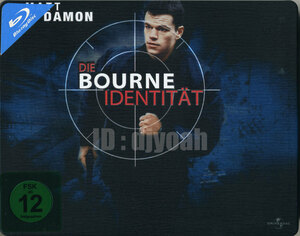 ドイツ盤 Blu-ray スチールブック THE BOURNE IDENTITY ボーン・アイデンティティー マット・デイモン 日本の機器で再生可能 日本語字幕○