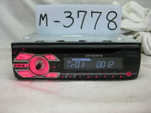 M-3778　Carrozzeria　カロッツェリア　DEH-380　MP3　フロント AUX　1Dサイズ　故障品
