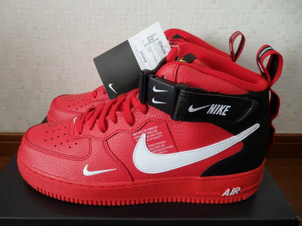 即決 レア！限定！ 新品 NIKE ナイキスニーカー AIR FORCE 1 '07 MID LV8 UTILITY エアフォース１ ＭＩＤ エレベイト 27.5cm 25周年 35周年