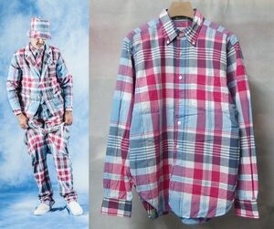 Engineered Garments エンジニアードガーメンツ 19th Century BD Shirt Big Plaid ボタンダウン チェック シャツ S