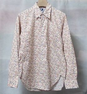 Engineered Garments エンジニアードガーメンツ Tab Collar Shirt タブカラー シャツ XS 花柄