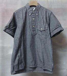 Engineered Garments engineered garments Popover BD Shirt Polka Dot тянуть over рубашка с коротким рукавом M Polka точка 