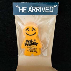 MR.FRIENDLY Mr.フレンドリー 消しゴム 〈検索：アメコミ アンティーク アメリカン雑貨 レトロ文具 90年代 昭和レトロ〉