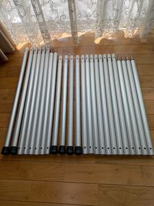 スノーピークウイングポール 280cm2セット+240cm4セット