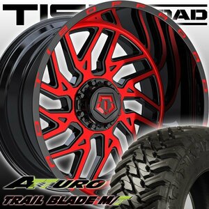 TIS 544MBR 22x12J エスカレード タホ 22インチマッドタイヤホイールセット ATTURO TRAIL BLADE MT 33x12.50R22 35x12.50R22 37x13.50R