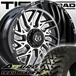 TIS 544MB 22x12J ハマーH2 ハマーH1 22インチマッドタイヤホイールセット ATTURO TRAIL BLADE MT 33x12.50R22 35x12.50R22 37x13.