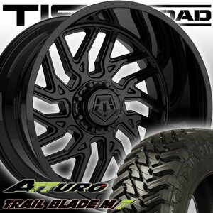 TIS 544GB 22x12J アバランチ サバーバン 22インチマッドタイヤホイールセット ATTURO TRAIL BLADE MT 33x12.50R22 35x12.50R22 37x13.50R2