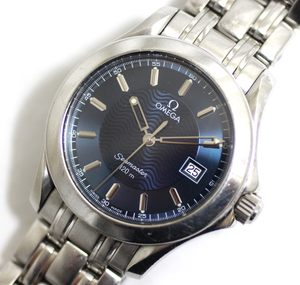 【OMEGA】オメガ　シーマスター 120M　2511.81 ブルー メンズ クォーツ 腕時計