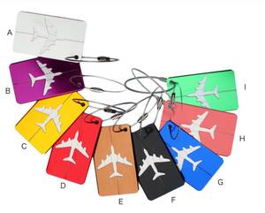  free shipping * prompt decision * new goods * aluminium made * travel tag * suitcase tag * back tag * name tag * luggage tag * name .* is possible to choose 9 color 