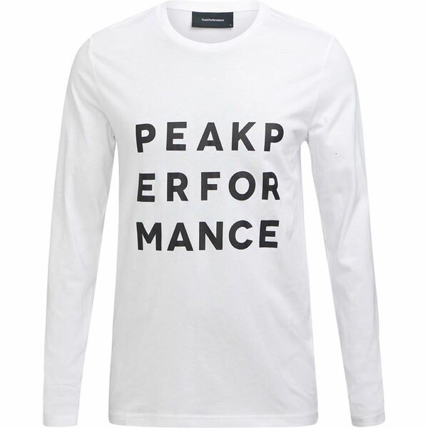 Peak Performance / Ground LS Tee / White / L　ピークパフォーマンス