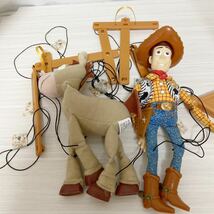 トイストーリー2 マテル ラウンドアップ マリオネット 操り人形 ウッディ ブルズアイ セットTOYSTORY Hang Around Woody Marionette_画像8