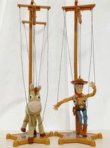 トイストーリー2 マテル ラウンドアップ マリオネット 操り人形 ウッディ ブルズアイ セットTOYSTORY Hang Around Woody Marionette_画像1
