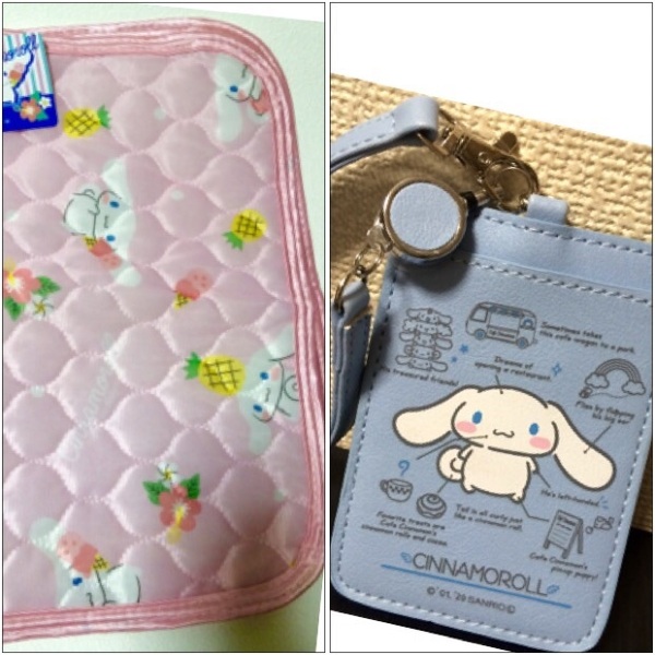 【シナモロール】2点セット『パスケース&枕カバー』新品タグ付