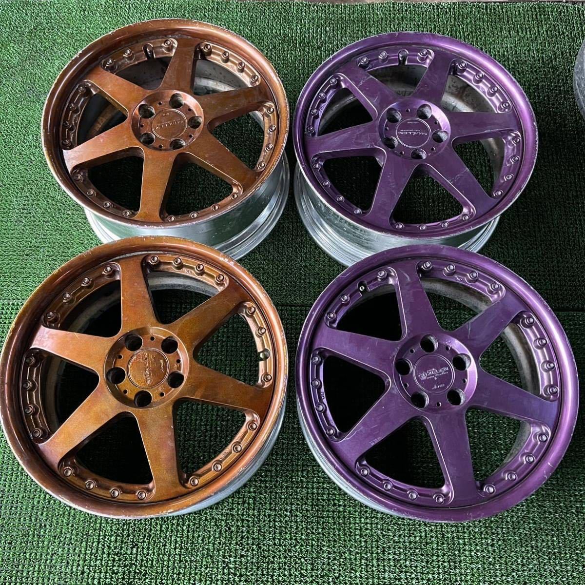 即購入OK試着のみサイズ KYOHO SHALLEN 19インチ × 8.0J/9.0J+38/+45
