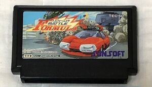 ファミコンソフト バトルフォーミュラ