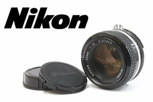 【現状品】 Nikon/ニコン NIKKOR/ニッコール 一眼レフレンズ/カメラレンズ 50mm 1:1.4 直径57mm 動作未確認