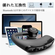 Bluetoothイヤホン ワイヤレスイヤホン 片耳 高音質 iPhone Android 通話　ブラック_画像9