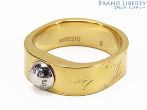 прекрасный товар Louis Vuitton балка g nano грамм кольцо кольцо Gold metal M00210