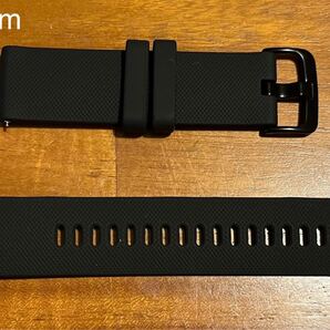 【22mm】クイックリリース スマートウォッチ シリコンバンド ブラック【24時以内に発送】