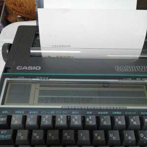 CASIO カシオワード HW-780 AD-5460 取扱説明書付き MADEINJAPAN パーソナル日本語ワードプロセッサ 印字できました♪の画像2