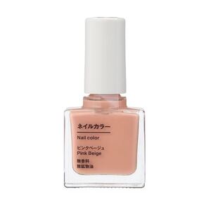 【定価490円】無印良品 ネイルカラー ピンクベージュ 10ml
