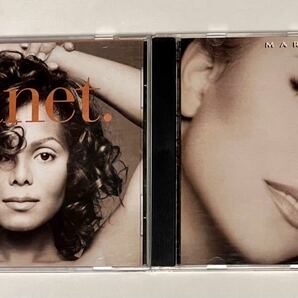 Mariah Carey "Music Box" と Janet Jackson "Janet." CDアルバム2枚セット