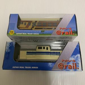 【未使用 未開封 2台】 @rail アットレール 165系ムーンライト ブラウン & DD51 ユーロライナー