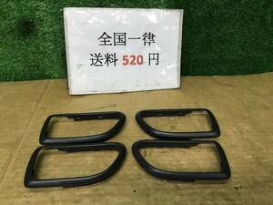 H11年 管0732 スバル GF-BH5 レガシィワゴン ターボ EJ20 6万8千km 純正 インナーハンドル ドアノブパネル　4点セット　送料520円