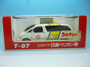 ★未使用品★絶版★ダイヤペット　1/40 T-97 エスティマ 日通ペリカン便 1993年