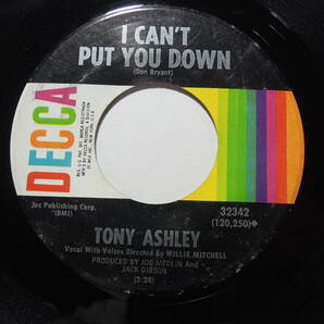 Tony Ashley・We Must Have Love / I Can’t Put Down US 7”の画像3