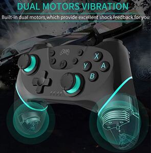 セール!【最新型】任天堂スイッチワイヤレスコントローラー Switch無線プロコン ブラックグリーン