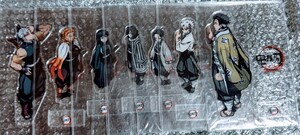 鬼滅の刃 鬼滅カフェ 柱合会議 アクリルスタンド 宇髄天元 煉獄杏寿郎 時透無一郎 伊黒小芭内 胡蝶しのぶ 不死川実弥 悲鳴嶼行冥