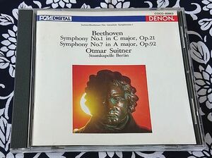 ＣＤ　スウィトナー／ベートーヴェン：交響曲第1番&第7番