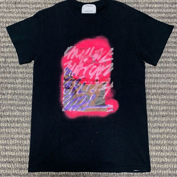 KIYONAGA&CO. キヨナガ KAMIYAMA ペイント ロゴTシャツ