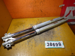 38699 Kawasaki KLX250R Racer original front fork bend less mile display leak outer ....