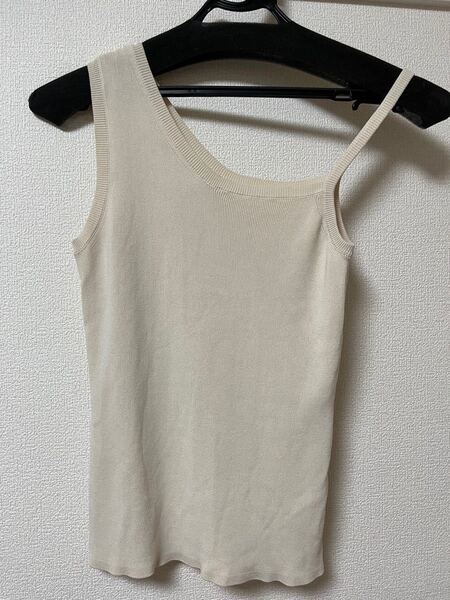 moussy マウジー タンクトップ トップス ベージュ インナー