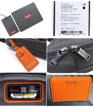 5万新品◆TUMI トゥミ◆灰×橙バリスティックナイロンクロスボディバッグ１円_画像9