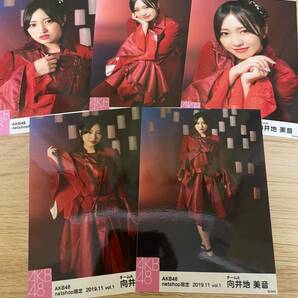 向井地美音 AKB48 2019年11月度 net shop限定個別生写真5枚セットvol.1※5種コンプの画像1