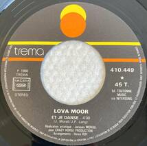 ロヴァ・モール (Lova Moor) Et je danse / Et je danse (Instrumental) 仏盤EP Trema 410449_画像4