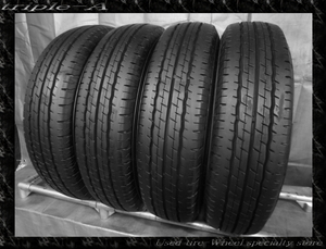 ダンロップ SP175L 155/80R14 4本 バリ山！ 【388】