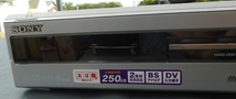 ☆激安☆SONY ソニー DVDレコーダー RDR-HX92W スゴ録 HDD250G DVDプレイヤー_画像4