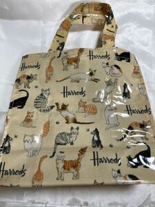 Harrods トートバッグ 猫