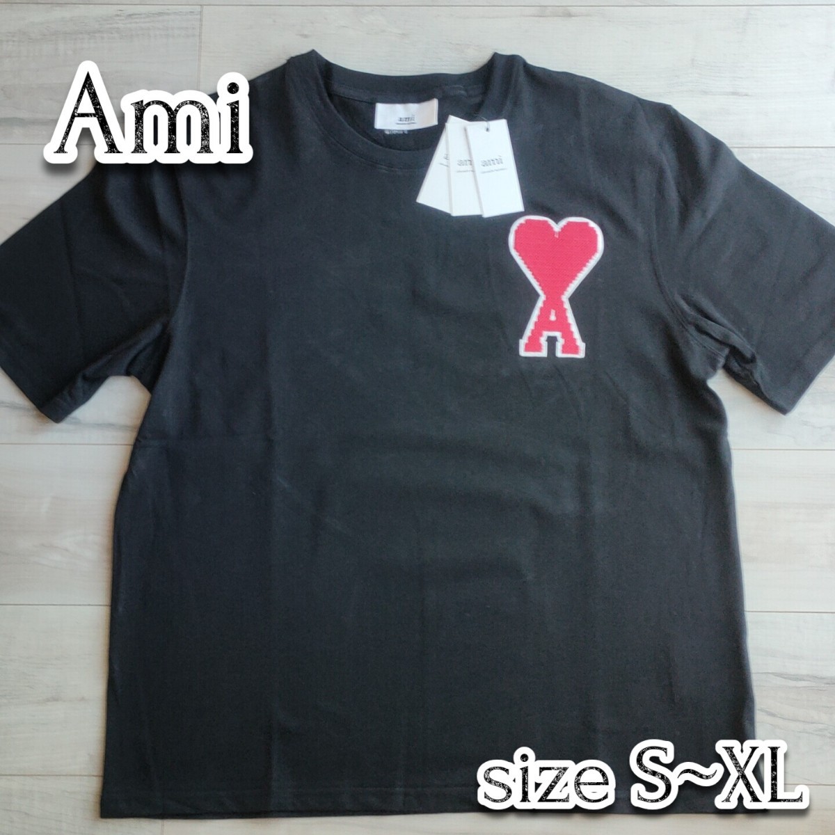 新品同様 AMI PARIS ケヴィンライオンズ Tシャツ Sサイズ-