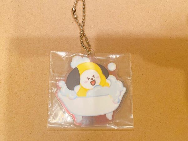 BT21 一番くじ ONLINE Happy Bath Time L賞 アクリルチャーム CHIMMY