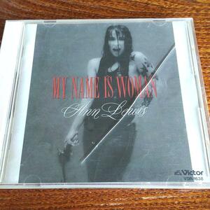 CD ANN LEWIS MY NAME IS WOMAN アン・ルイス