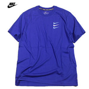 【新品】ナイキ F.C. FF1 半袖 Tシャツ【450：青】XL コットンT トレーニング ジム NIKE FC